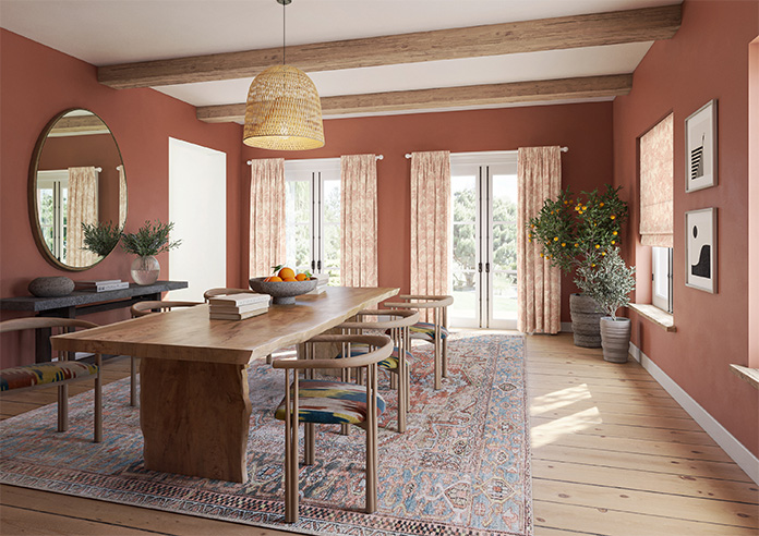 Maui, Burnt Red - Made to Measure Curtains - Image 8